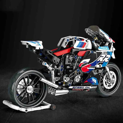 JuHang MOC Building Block Set: BMW Bikes Racing Motorcycle 82003