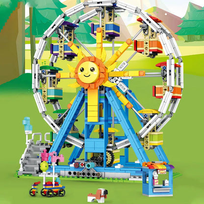 JuHang MOC Building Block Set: Ferris Wheel, Model 81001