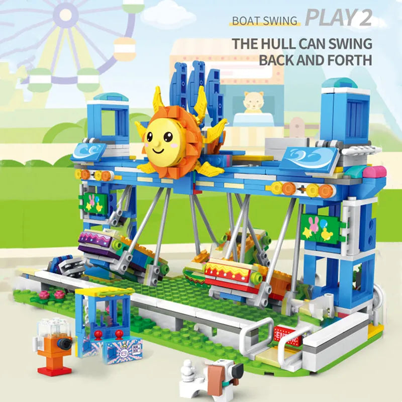 JuHang MOC Building Block Set: Ferris Wheel, Model 81001