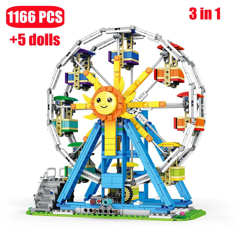 JuHang MOC Building Block Set: Ferris Wheel, Model 81001