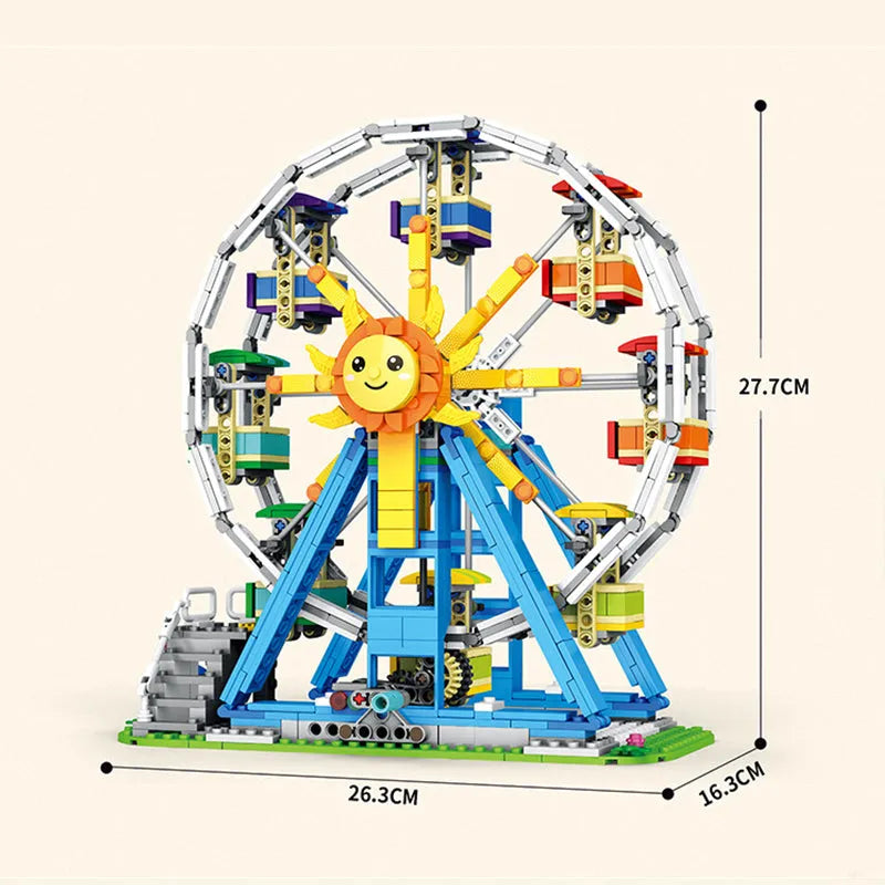JuHang MOC Building Block Set: Ferris Wheel, Model 81001