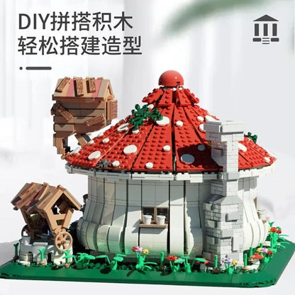 JuHang MOC Building Block Set: Mushroom House, Model 86006