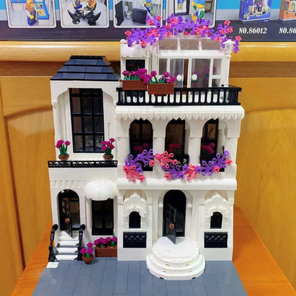 JuHang MOC Building Block Set: European City Garden Flower Villa, Model 86014
