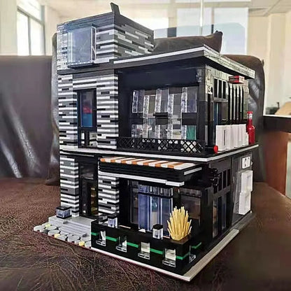 JuHang MOC Building Block Set: Street City ISLET Bar 86008