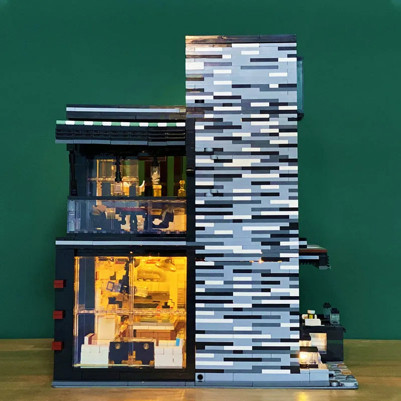 JuHang MOC Building Block Set: Street City ISLET Bar 86008