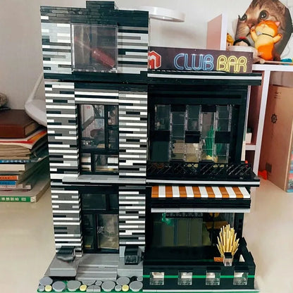 JuHang MOC Building Block Set: Street City ISLET Bar 86008