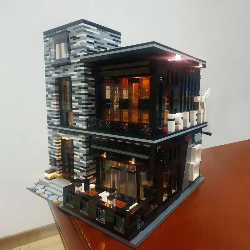 JuHang MOC Building Block Set: Street City ISLET Bar 86008