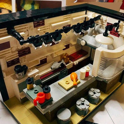 JuHang MOC Building Block Set: Street City ISLET Bar 86008