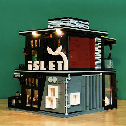 JuHang MOC Building Block Set: Street City ISLET Bar 86008