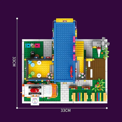 JuHang MOC Building Block Set: Experts Container Bar, Model 86016