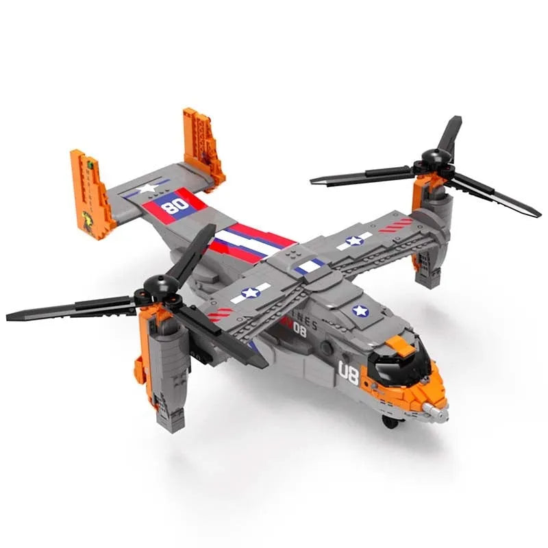 JuHang MOC Building Block Set: Boeing Bell Osprey V22 88007