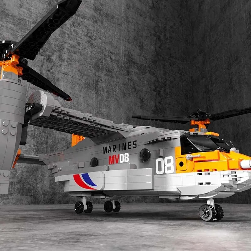 JuHang MOC Building Block Set: Boeing Bell Osprey V22 88007