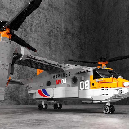 JuHang MOC Building Block Set: Boeing Bell Osprey V22 88007