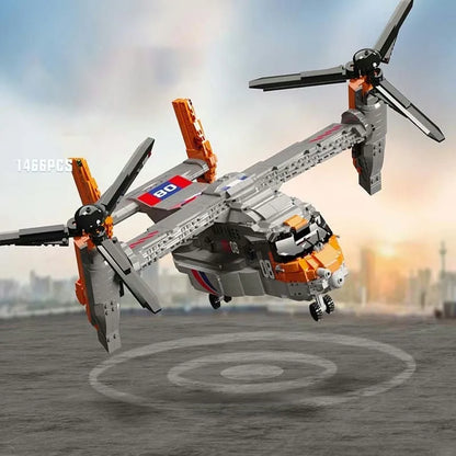 JuHang MOC Building Block Set: Boeing Bell Osprey V22 88007