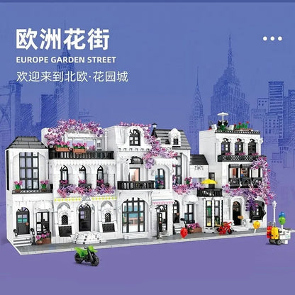 JuHang MOC Building Block Set: European City Garden Flower House, Model 86012
