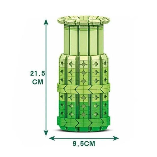 JuHang MOC Building Block Set: Flowers Bouquet Plants Vase Pot, Model 86002