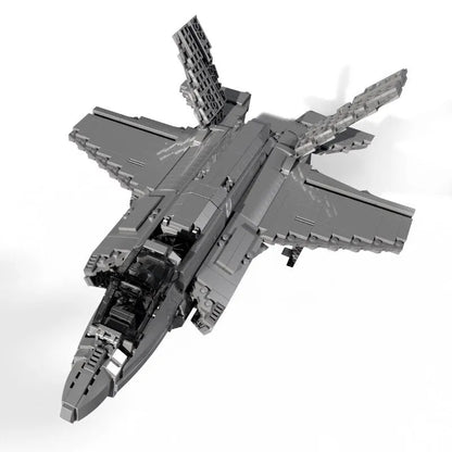JuHang MOC Building Block Set: Aircraft F-35 Lightning Stealth Jet, Model 88004