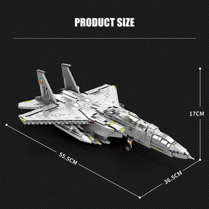 JuHang MOC Building Block Set: Aircraft F15E Jet Fighter Plane, Model 88020