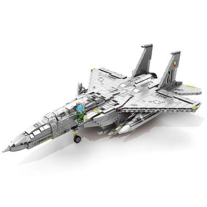 JuHang MOC Building Block Set: Aircraft F15E Jet Fighter Plane, Model 88020