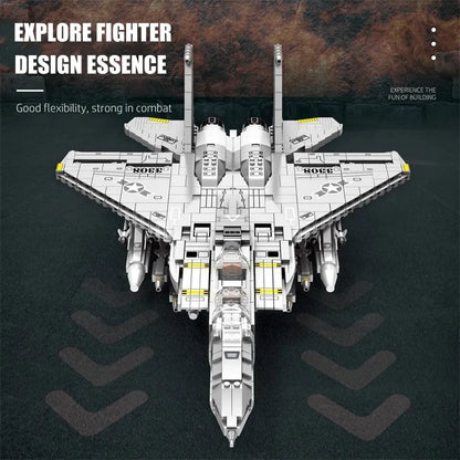 JuHang MOC Building Block Set: Aircraft F15E Jet Fighter Plane, Model 88020