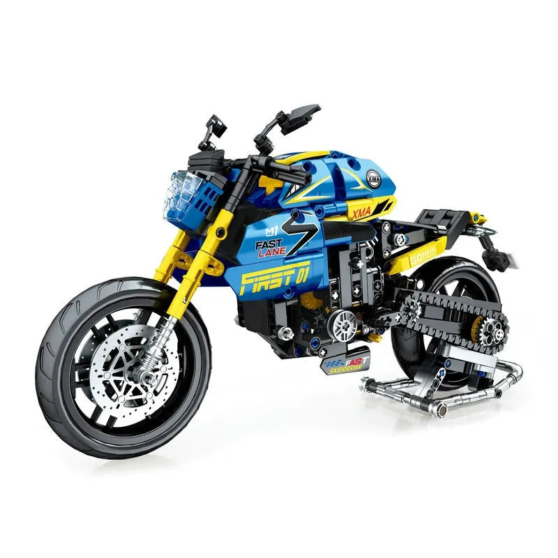 JuHang MOC Building Block Set: Bikes BMW G310R Racing Motorcycle 82001