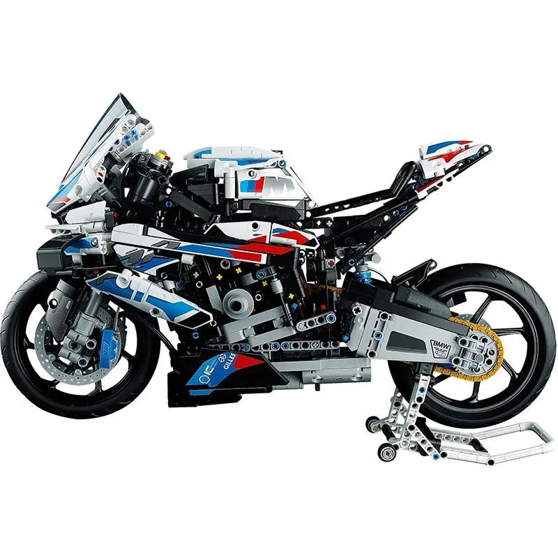 JuHang MOC Building Block Set: BMW M1000RR Racing Motorcycle BM001, Model BM001 / A2188