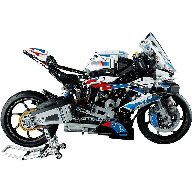 JuHang MOC Building Block Set: BMW M1000RR Racing Motorcycle BM001, Model BM001 / A2188