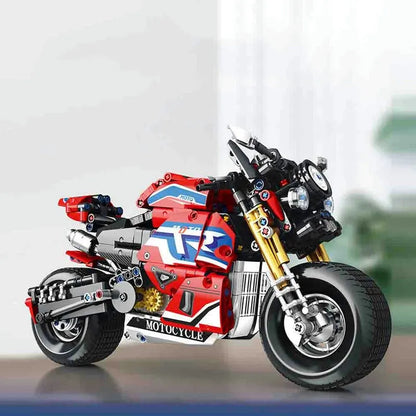 JuHang MOC Building Block Set: Classic Sport Motorcycle 82007