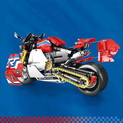 JuHang MOC Building Block Set: Classic Sport Motorcycle 82007