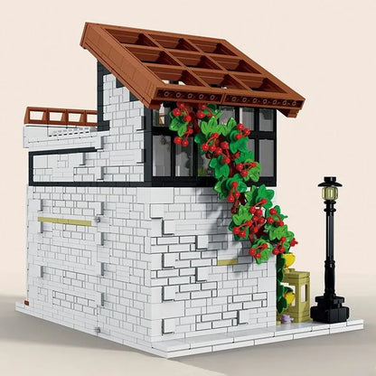 MORK Building Block Set: Sunshine Coffee Store House LED 031062