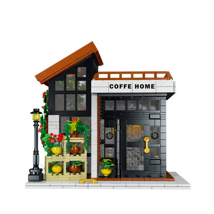 MORK Building Block Set: Sunshine Coffee Store House LED 031062