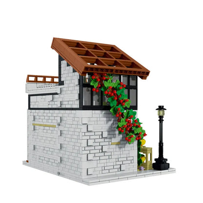 MORK Building Block Set: Sunshine Coffee Store House LED 031062