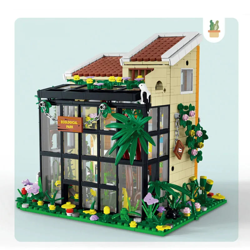 MORK Building Block Set: Ecological Park House LED 031063