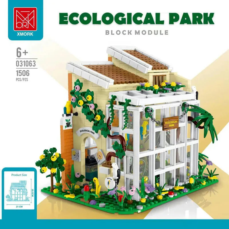 MORK Building Block Set: Ecological Park House LED 031063