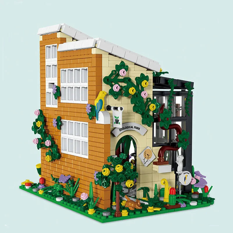 MORK Building Block Set: Ecological Park House LED 031063