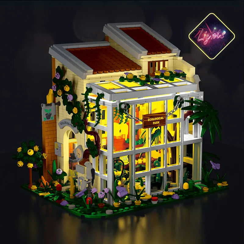 MORK Building Block Set: Ecological Park House LED 031063