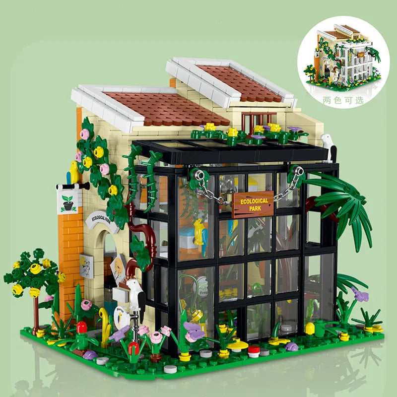 MORK Building Block Set: Ecological Park House LED 031063