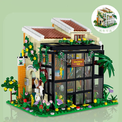 MORK Building Block Set: Ecological Park House LED 031063