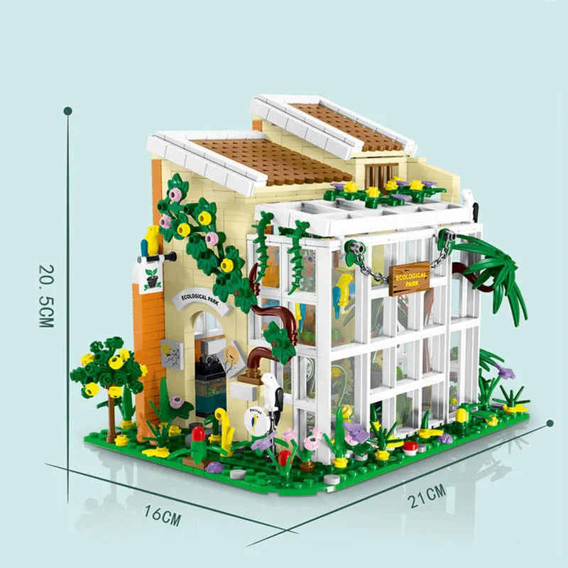MORK Building Block Set: Ecological Park House LED 031063