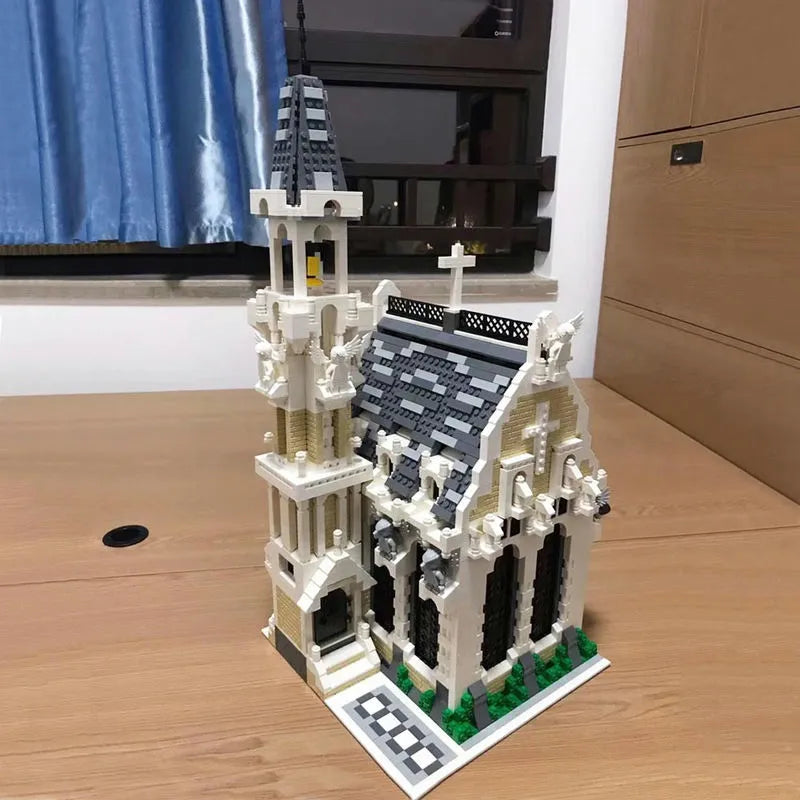 MORK MOC Building Block Set: Medieval City Church 033006