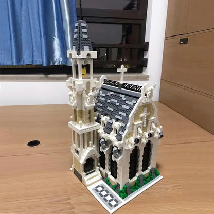 MORK MOC Building Block Set: Medieval City Church 033006