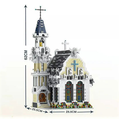 MORK MOC Building Block Set: Medieval City Church 033006