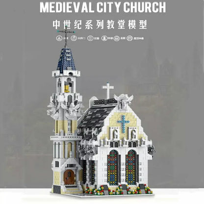 MORK MOC Building Block Set: Medieval City Church 033006