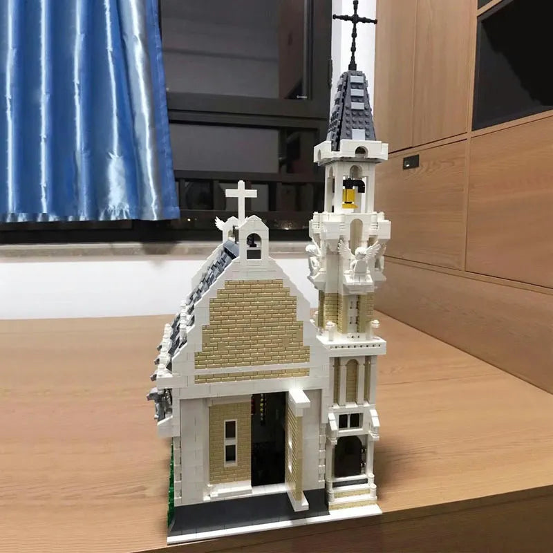 MORK MOC Building Block Set: Medieval City Church 033006