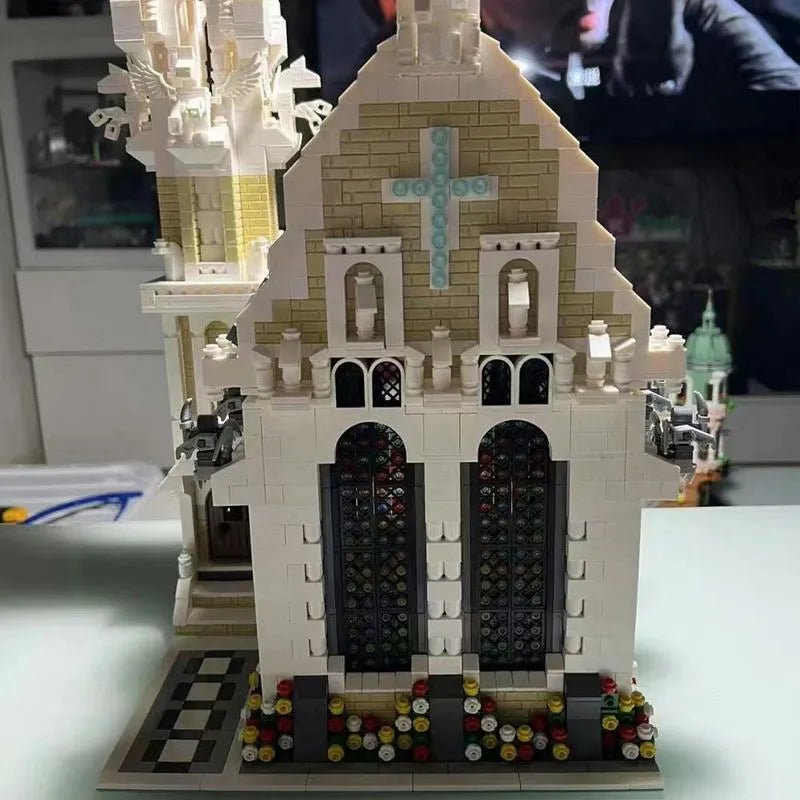 MORK MOC Building Block Set: Medieval City Church 033006