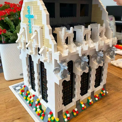 MORK MOC Building Block Set: Medieval City Church 033006