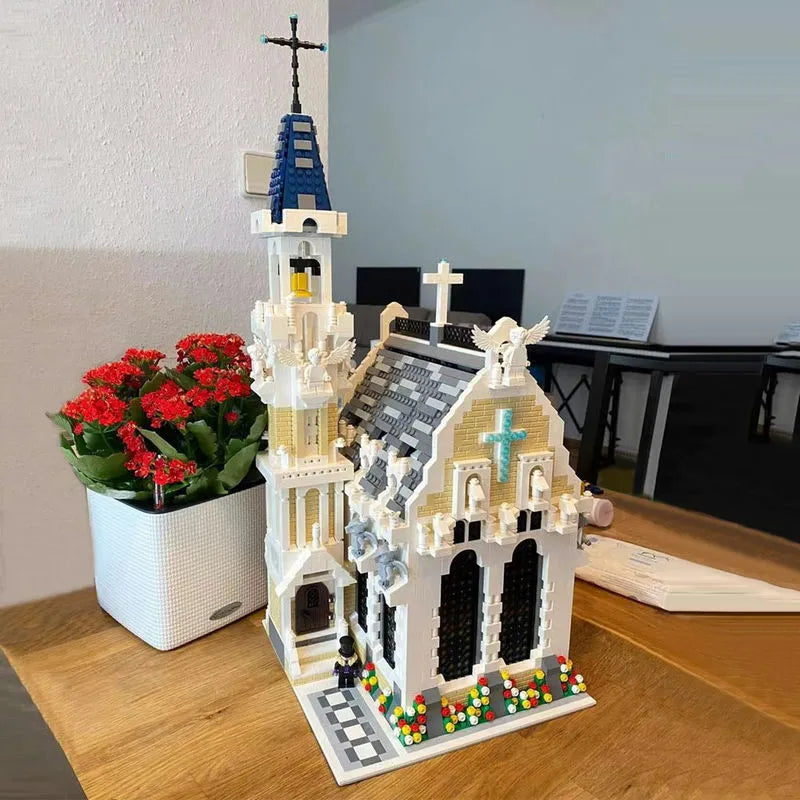 MORK MOC Building Block Set: Medieval City Church 033006