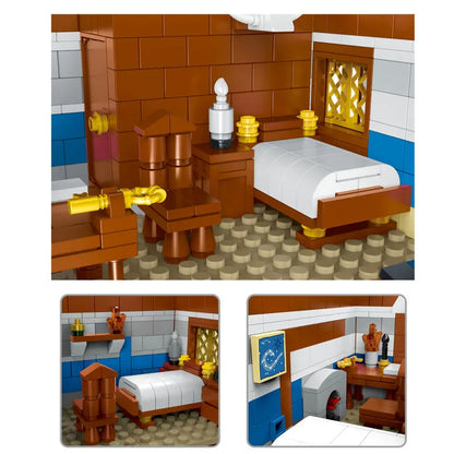 MORK MOC Building Block Set: Medieval Town Tavern, Model 033002