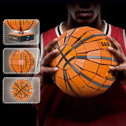 MORK MOC Building Block Set: Idea Expert Rotating Basketball, Model 031008