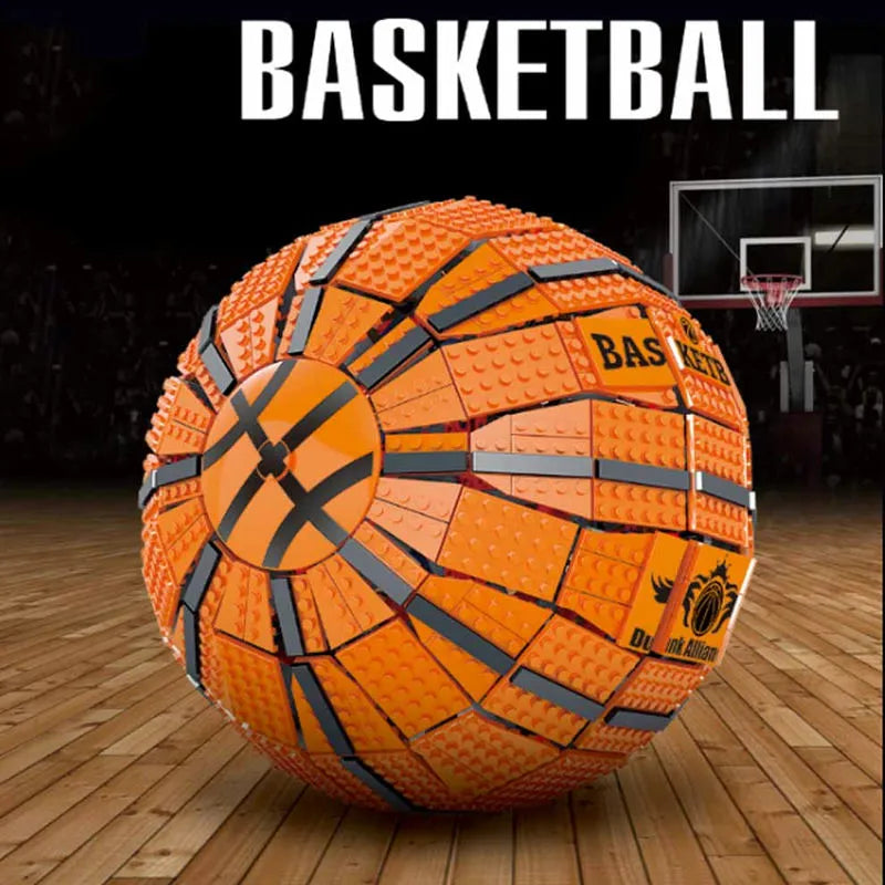 MORK MOC Building Block Set: Idea Expert Rotating Basketball, Model 031008